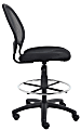 Boss Office Products Mesh Drafting Stool, Black