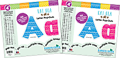 Barker Creek Letter And Number Pop Outs, 4", Kai Ola, 510 Letters And Numbers Per Pack 1 thumbnail image