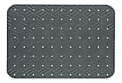 M+A Matting Wet Step Antifatigue Floor Mat, 24" x 36", Gray