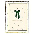 Graphique Holiday Boxed Cards, 5" x 7", Green Bow, Box Of 15 Cards/Envelopes 1 thumbnail image