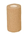 Medline Caring Non-Sterile Latex Self-Adherent Wraps, 1" x 5 Yd. Tan, Pack Of 30 1 thumbnail image