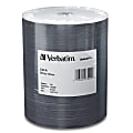Verbatim CD-R 700MB 52X DataLifePlus Shiny Silver Silk Screen Printable - 100pk Tape Wrap - Printable - Silk-screen Printable