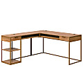 Sauder® International Lux 66"W L-Shaped Computer Desk, Sindoori Mango 1 thumbnail image