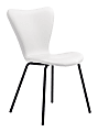 Zuo Modern Torlo Dining Chairs, White, Set Of 2 Chairs