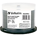 Verbatim BD-R 25GB 16X DataLifePlus White Inkjet Printable, Hub Printable - 50pk Spindle - 50pk Spindle 1 thumbnail image