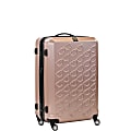 ful Sunglasses ABS Upright Rolling Suitcase, 21"H x 14"W x 9"D, Gold