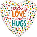 Amscan Get Well Foil Balloon, 18", Sending Love and Hugs 1 thumbnail image