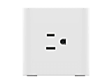 Belkin - Power strip - cube - input: Type B - output connectors: 6 (3 x Type B, 3 x USB Type A) - 5 ft cord - white 1 thumbnail image