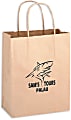 Paper Shopping Bags-Brown Kraft