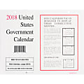 UNICOR Monthly Wall Calendars, 8 1/2" x 11", January To December 2018, Pack Of 10 1 thumbnail image