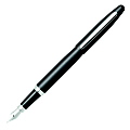 Sheaffer® VFM Fountain Pen, Medium Point, 0.76 mm, Black Barrel, Black Ink