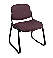 Office Star™ Deluxe Work Smart Fabric Guest Chair, Cabernet/Black 1 thumbnail image