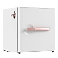 Frigidaire® 1.6-cu. ft. Retro Compact Bar Refrigerator with Side Bottle Opener, White/Rose Gold, EFR197-RGWHITE 1 thumbnail image
