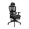 Techni Mobili Ultimate Reclining Ergonomic Mesh High-Back Task Chair, Black, Total Qty 1 1 thumbnail image