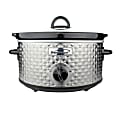 Brentwood 3.5-Quart Slow Cooker, Silver