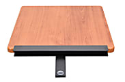 Ergo Desktop 12"W Detachable Side Work Surface Corner Desk, Cherry