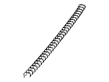 Fellowes® Double-Loop Wire Binding Combs, 0.3" x 11" x 0.3", Black, Pack Of 25 1 thumbnail image