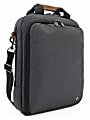 PKG Bags Riverdale Messenger Bag, 15”H x 11-1/2”W x 4”D, 100% Recycled, Gray 1 thumbnail image