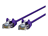 Belkin CAT.6 UTP Patch Network Cable - 15 ft Category 6 Network Cable for Network Device - First End: 1 x RJ-45 Network - Male - Second End: 1 x RJ-45 Network - Male - Patch Cable - 28 AWG - Purple