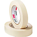 Highland Economy Masking Tape - 60 yd Length x 1" Width - 4.4 mil Thickness - 3" Core - Rubber Backing - 9 / Pack - Tan