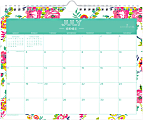 Blue Sky™ Day Designer Monthly Wall Calendar, 8-3/4" x 11", Peyton White, July 2021 To June 2022, 107936