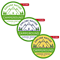 Custom Printed Outdoor Weatherproof 1, 2, or 3 Color Labels And Stickers, 3" Round Circle, Box of 250