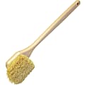 Genuine Joe Tampico Utility Brush - Tampico Bristle - 20" Overall Length - 1 Each - White 1 thumbnail image