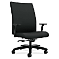 HON® Ignition® Big And Tall Mid-Back Chair, Black