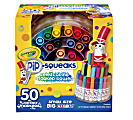 Crayola® Pip-Squeaks Markers With Tower Storage Case, Assorted Colors, Pack Of 50