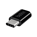 Belkin - USB adapter - 24 pin USB-C (M) to Micro-USB Type B (F) - USB 2.0 - black 1 thumbnail image