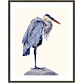 Amanti Art Heron Study II by Melissa Wang Wood Framed Wall Art Print, 41”H x 33”W, Gray 1 thumbnail image