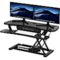 VersaDesk Power Pro Sit-To-Stand Height-Adjustable Electric Desk Riser, Black