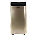 Amana Portable Air Conditioner With Remote Control, 350 Sq Ft, 28 3/4"H x 16 15/16"W x 14 1/4"D, Gold/Black