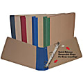 Stride® Forevergreen™ Kraft D-Ring Binder, 2" Rings, 100% Recycled, Black 1 thumbnail image