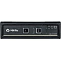 Avocent Vertiv Cybex SC900 Secure Desktop KVM | 2 Port Dual-Head | DP in/DP out - 4K UHD | NIAP PP 3.0 Compliant | Audio/USB | Secure Isolated Channels | 3-Year Full Coverage Factory Warranty - Optional Extended Warranty Available