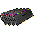 Corsair Dominator Platinum 32GB DDR4 SDRAM Memory Module Kit - 32 GB (4 x 8GB) - DDR4-3600/PC4-28800 DDR4 SDRAM - 3600 MHz - CL18 - 1.35 V - 288-pin - DIMM - Lifetime Warranty