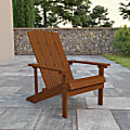 Flash Furniture Charlestown All-Weather Adirondack Chair, Teak