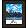 Amanti Art Milano Bronze Wood Picture Frame, 22" x 26", Matted For 16" x 20"