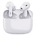 JVC® Ultra-Compact IE True Wireless Bluetooth® Earbuds With Charging Case, Coconut White, HAD5TW