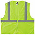 Ergodyne GloWear Safety Vest, Super Econo, Type-R Class 2, Small/Medium, Lime, 8205Z