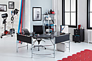Mezza l shaped desk deals