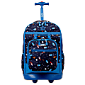 J World New York Kid's Duo Rolling Backpack With Lunch Box, Spaceship 1 thumbnail image