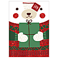 Amscan Christmas Bags With Gift Tags, Jumbo, Winter Bear, Pack Of 5 Bags
