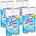 Lysol® Disinfectant Spray, 19 Oz, Crisp Linen, Carton Of 8 Bottles