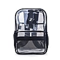 J World Laptop Backpack With 16.1" Laptop Pocket, Clear