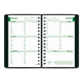 Brownline® EcoLogix 100% Recycled Weekly Planner, 8" x 5", Black, January-December 2016