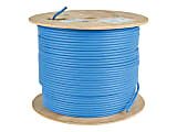 Eaton Tripp Lite Series Cat5e 350 MHz Solid Core (UTP) PVC Bulk Ethernet Cable - Blue, 1000 ft. (304.8 m), TAA - Bulk cable - 1000 ft - UTP - CAT 5e - solid - black