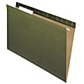 Office Depot® Brand Laminated Hanging File Folders, 1/3 Cut, Legal Size, 100% Recycled, Standard Green, Pack Of 25 1 thumbnail image