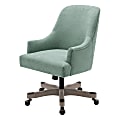 Office Star Bradwell Fabric High-Back Office Chair, Mint