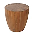 Coast to Coast Sunny Solid Wood End Table, 18"H x 18"W x 18"D, Del Sol Brown 1 thumbnail image